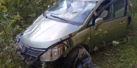 В одном из районов Коми опрокинулся Nissan Tiida - Pro Город Ухта