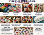 Выбрасывать жалко, а шить вроде не из чего: вот как пристроить остатки тканей – неожиданные решения