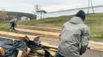 Волонтёры разобрали завалы после пожара в Троице-Стефано-Ульяновском монастыре в Коми